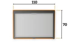 Obelink Velum 1100 X 700 Combirollo -Obelink Boutiqe 110x70 ecommerce 2