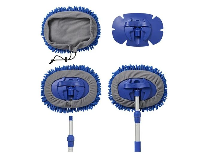 Obelink 165 Brosse De Lavage Télescopique En Microfibre - Bleue 4 Obelink 165 Brosse De Lavage Télescopique En Microfibre - Bleue – Image 2