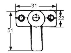 Obelink Tourniquet De Porte écurie Matière Synthétique - White 7 Obelink Tourniquet De Porte écurie Matière Synthétique - White -Obelink Boutiqe fer07bc 3 ecommerce 1