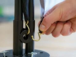 Obelink Festival Shelter 370 Paroi Latérale Avec Fenêtre -Obelink Boutiqe festival shelter zijwand bevestiging ecommerce 5