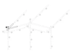 Obelink Pièce D'angle Gauche Armature Auvent 28 Mm 7 Obelink Pièce D'angle Gauche Armature Auvent 28 Mm -Obelink Boutiqe hoekstuk voortentframe 25mm nummer 3 3 2 ecommerce 6740