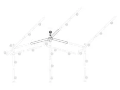 Obelink Croix Centrale Armature Auvent 28 Mm 7 Obelink Croix Centrale Armature Auvent 28 Mm -Obelink Boutiqe hoekstuk voortentframe 25mm nummer 5 3 2 ecommerce 5202