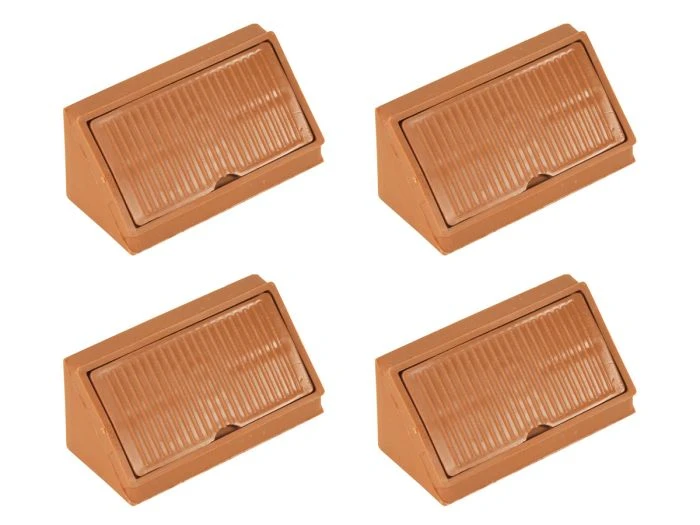 Obelink Raccords D'angle Avec Capot - Dark Brown 3 Obelink Raccords D'angle Avec Capot - Dark Brown