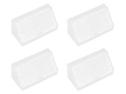 Obelink Raccords D'angle Avec Capot - White