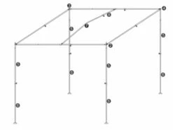 Hypercamp PVC Annexe 7 Hypercamp PVC Annexe -Obelink Boutiqe hypercamp aanbouw frame ecommerce 1