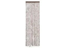 Obelink Rideau Chenille 185 X 56 Taupe -Obelink Boutiqe obelink taupe 185x56 chenille gordijn 2 ecommerce 1