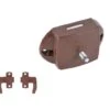 Obelink Verrou Toilettes Par Bouton Poussoir Avec Crochets De Verrouillage - Brown