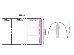Obelink Florence XL TC Easy Air Tente Tunnel Gonflable 35 Obelink Florence XL TC Easy Air Tente Tunnel Gonflable -Obelink Boutiqe obelink florence xl easy air floor plan ecommerce 1