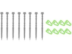 Chevilles à Vis Obelink Avec Clips Pour Chevilles