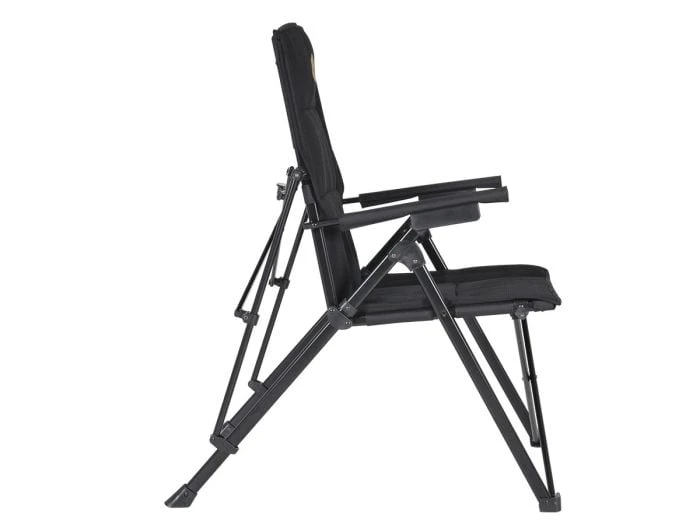 Obelink Sevilla 3D Chaise Pliante Réglable - Noire 5 Obelink Sevilla 3D Chaise Pliante Réglable - Noire – Image 3