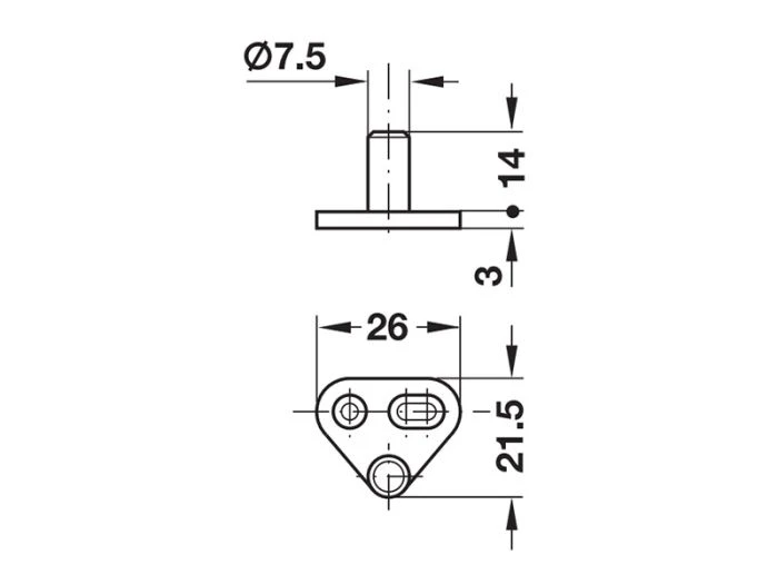 Obelink Goupilles De Verrouillage Pour Barre Espagnolette 4 Obelink Goupilles De Verrouillage Pour Barre Espagnolette – Image 2