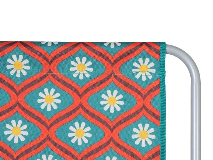 Obelink Unica Retro Flower Chaise Pliante 5 Obelink Unica Retro Flower Chaise Pliante â Image 3