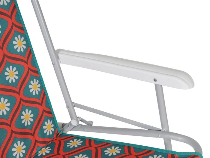 Obelink Unica Retro Flower Chaise Pliante 7 Obelink Unica Retro Flower Chaise Pliante â Image 5