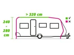 Obelink Rio 320 Easy Air Auvent Pour Caravane Et Camping-car 35 Obelink Rio 320 Easy Air Auvent Pour Caravane Et Camping-car -Obelink Boutiqe rechte raillengte 320 aanbouwhoogte 240 280 cm ecommerce 3