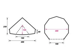 Obelink Sahara 400 Tente Tipi 27 Obelink Sahara 400 Tente Tipi -Obelink Boutiqe sahara 400 plattegrond ecommerce