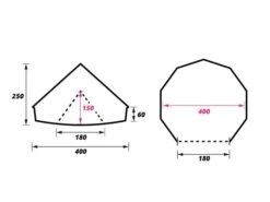 Obelink Sahara 400 Deluxe Tente Tipi 33 Obelink Sahara 400 Deluxe Tente Tipi -Obelink Boutiqe sahara 400 plattegrond ecommerce 1