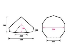 Obelink Sahara 500 High Door Bell Tente Tipi 21 Obelink Sahara 500 High Door Bell Tente Tipi -Obelink Boutiqe sahara 500 high door plattegrond ecommerce